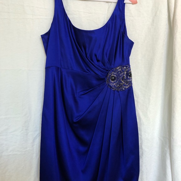 Gorgeous Royal Blue Dress Size 16 - Picture 1 of 3